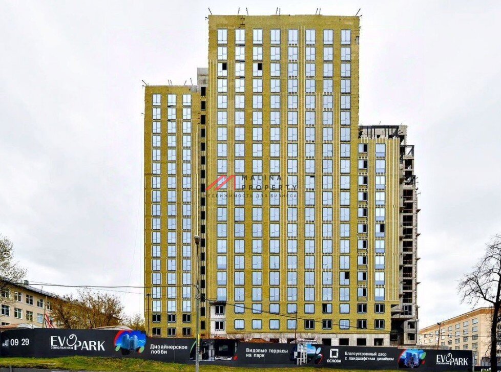 Продажа помещения в жилом комплексе EVOPARK Сокольники