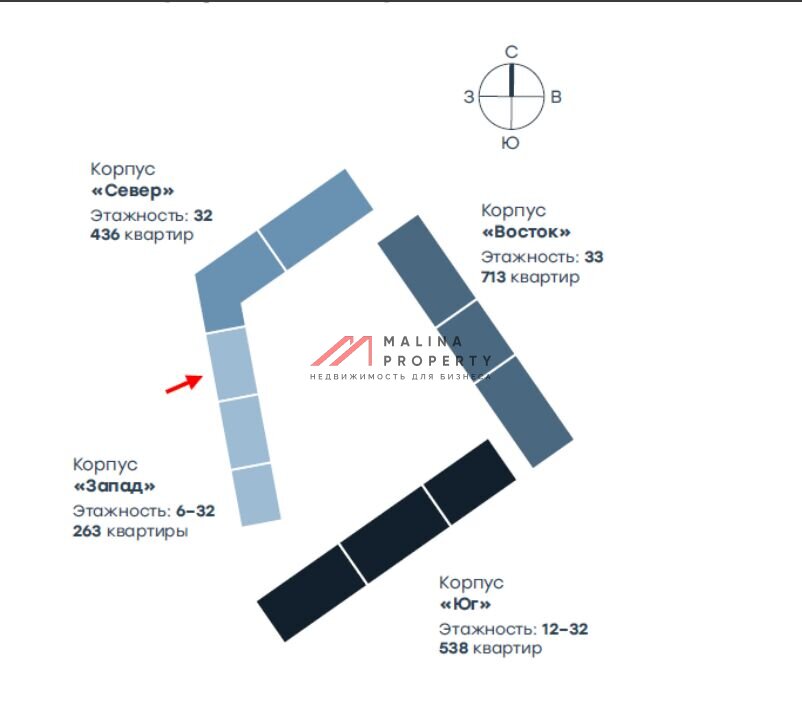Аренда торгового помещения в ЖК "Level Причальный"