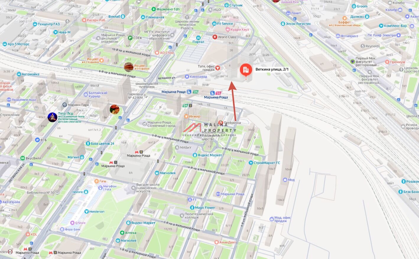 Продажа торгового помещения в ЖК премиум класса "TATE" 