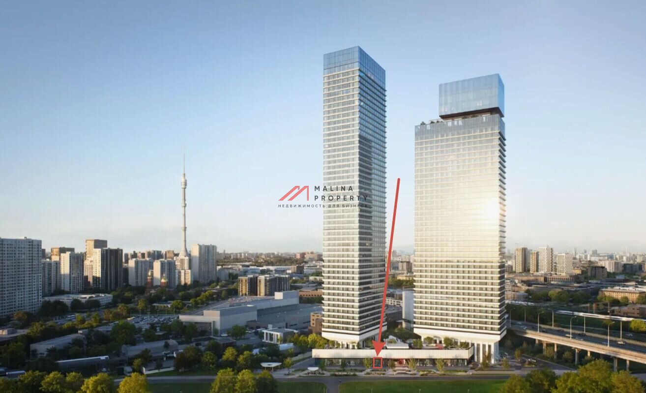 Продажа торгового помещения в ЖК премиум класса "TATE" 