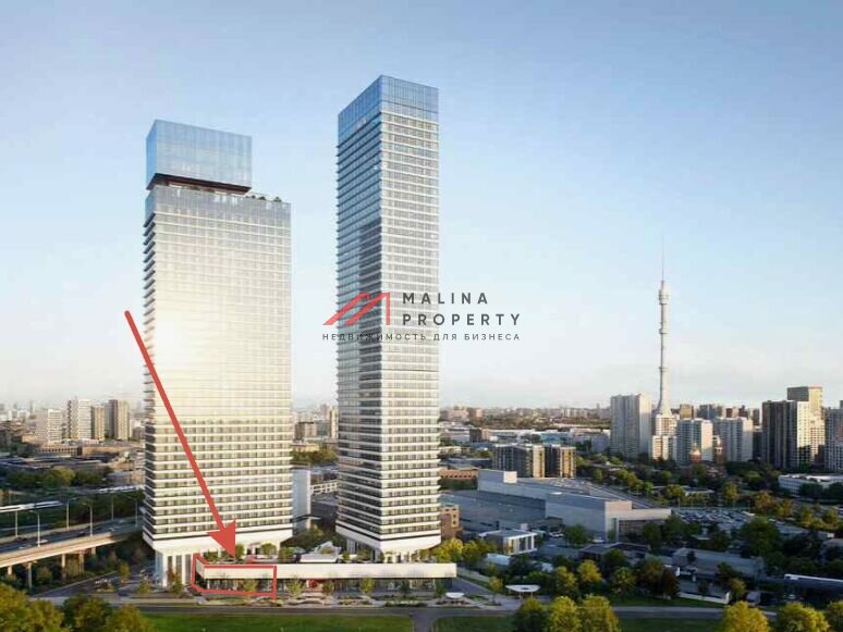 Продажа торгового помещения в ЖК премиум класса "TATE" 