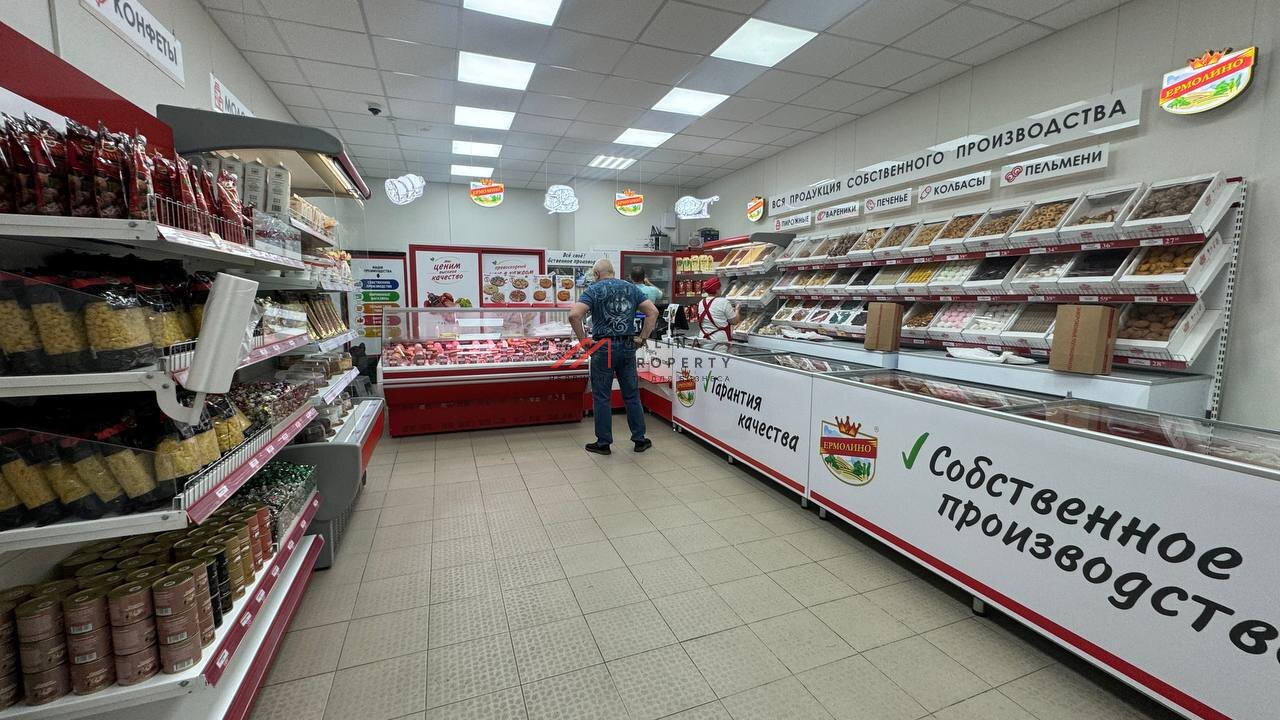 Продажа торгового помещения с магазином Ермолино