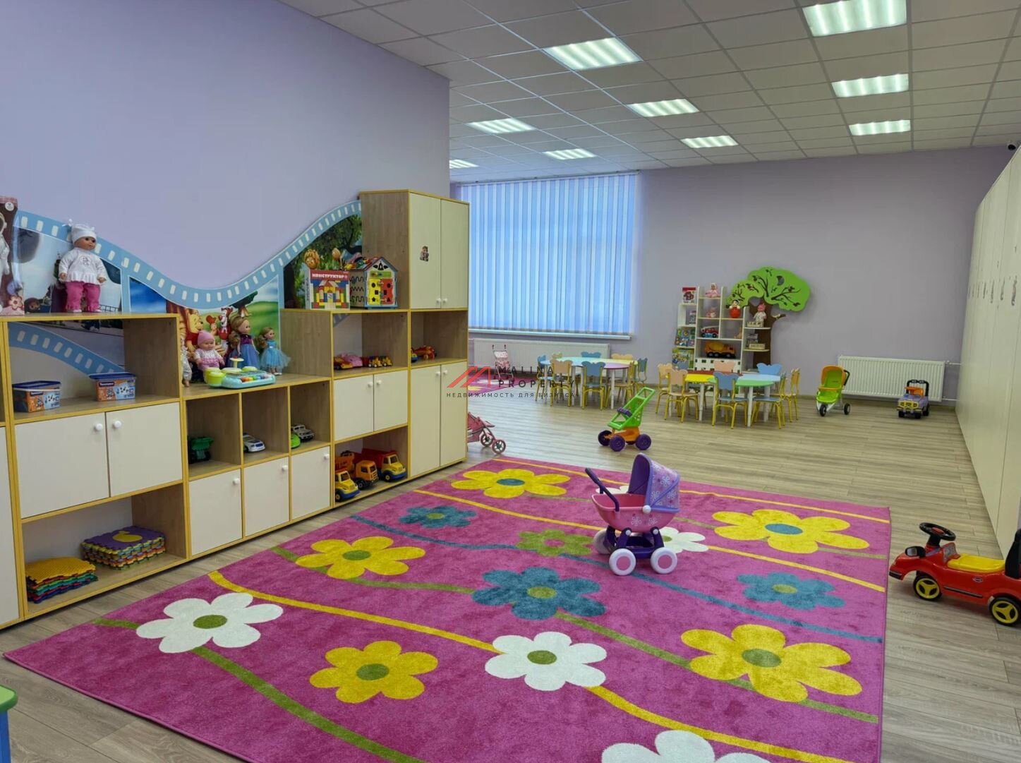 Продажа помещения с детским садом "Совёнок" в новом доме