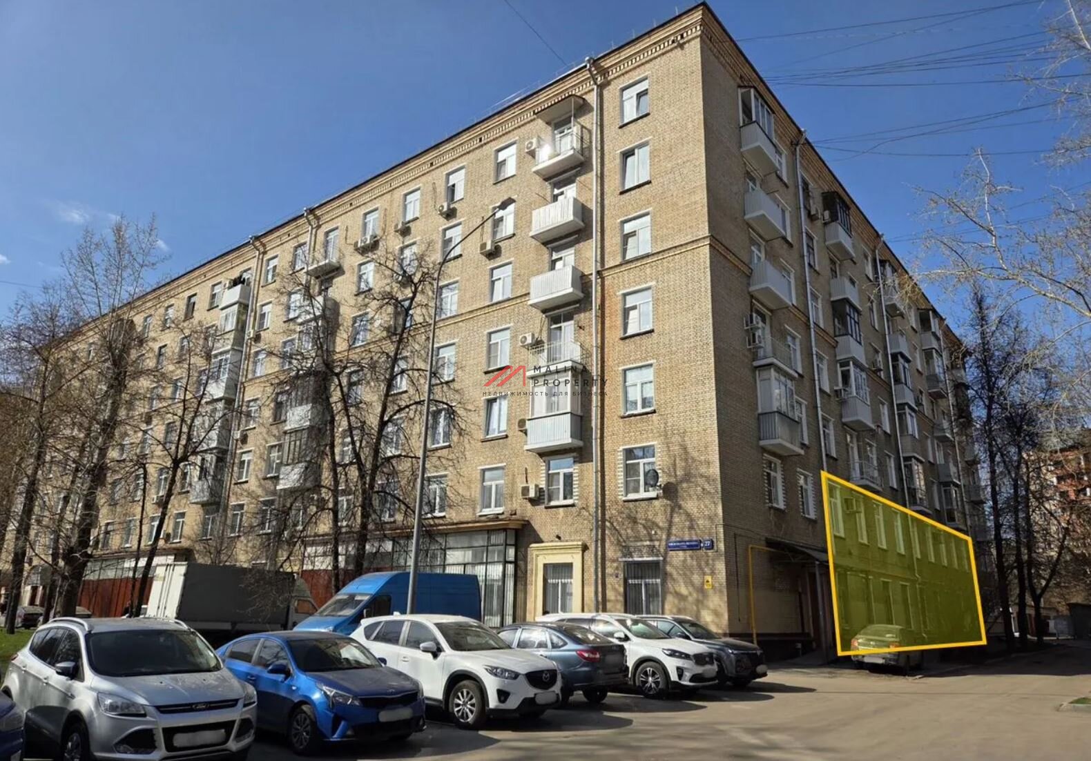 Продажа коммерческого помещения в районе м. Сокол