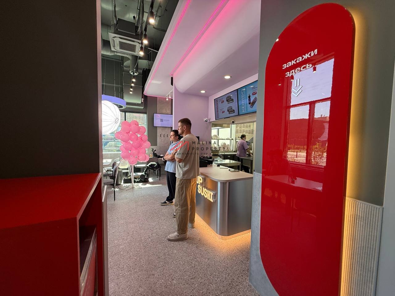 Продажа помещения с арендатором Up суши в ЖК "Волжский парк" 