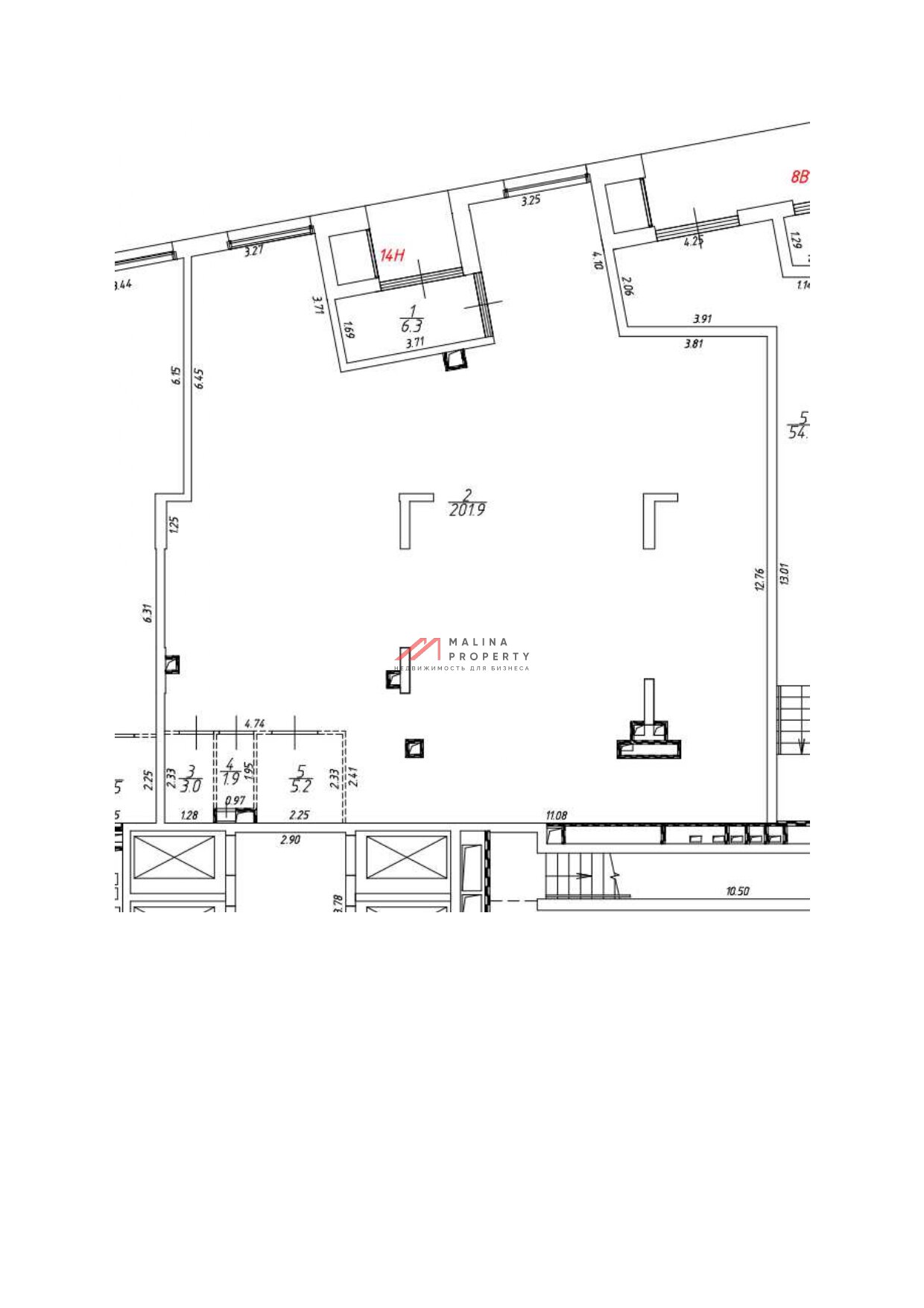 Аренда помещения в ЖК Parkside