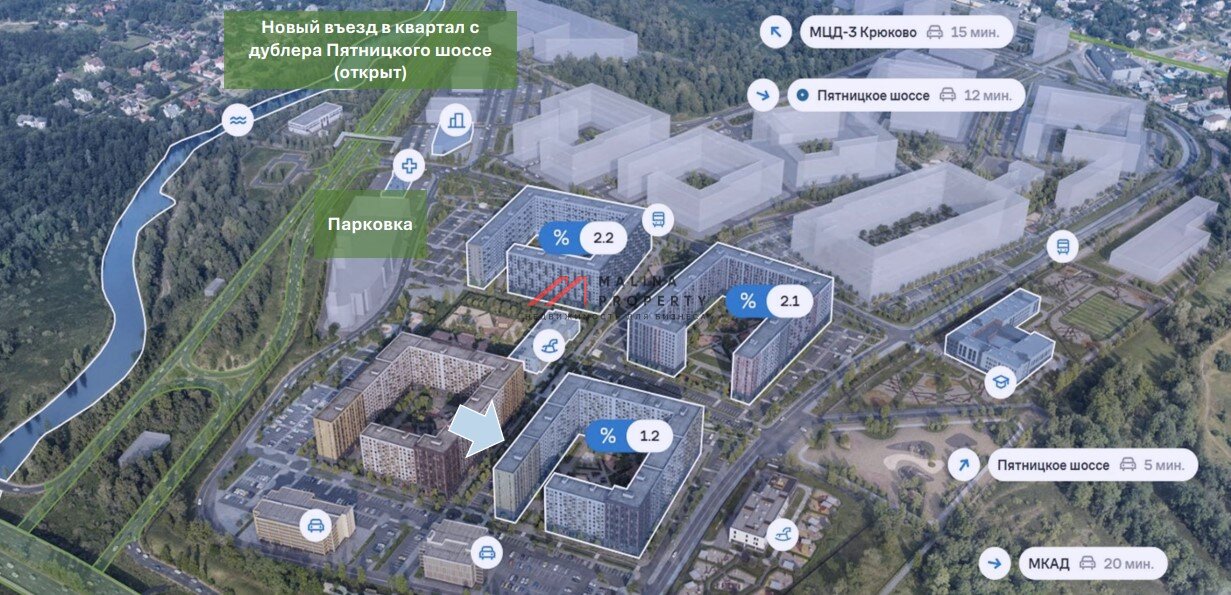 Продажа торгового помещения в ЖК "Пятницкие Луга"