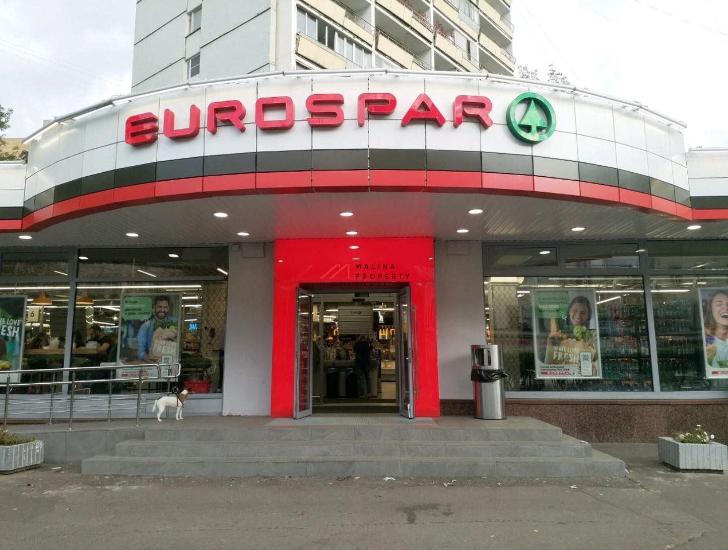 Продажа помещения с магазином  "Eurospar" на Бауманской