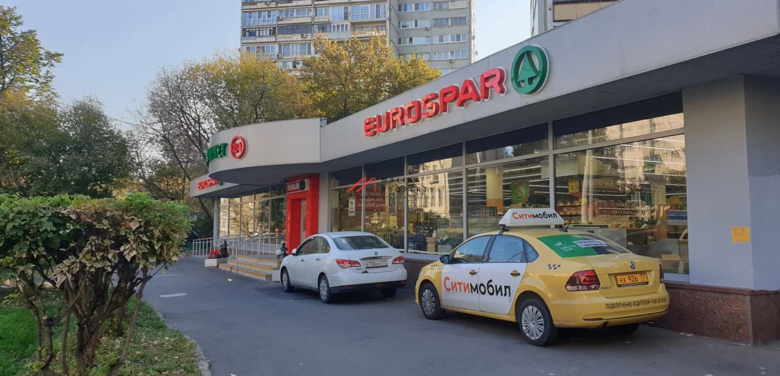 Продажа помещения с магазином  "Eurospar" на Бауманской