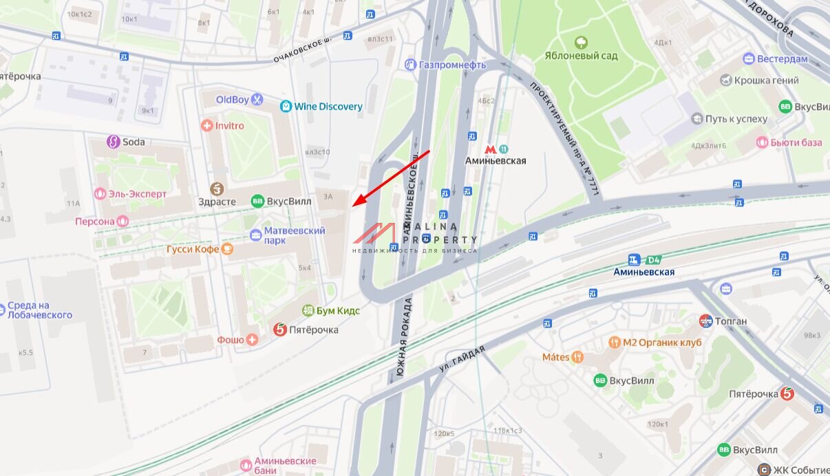 Аренда помещения в торговом центре ОМА