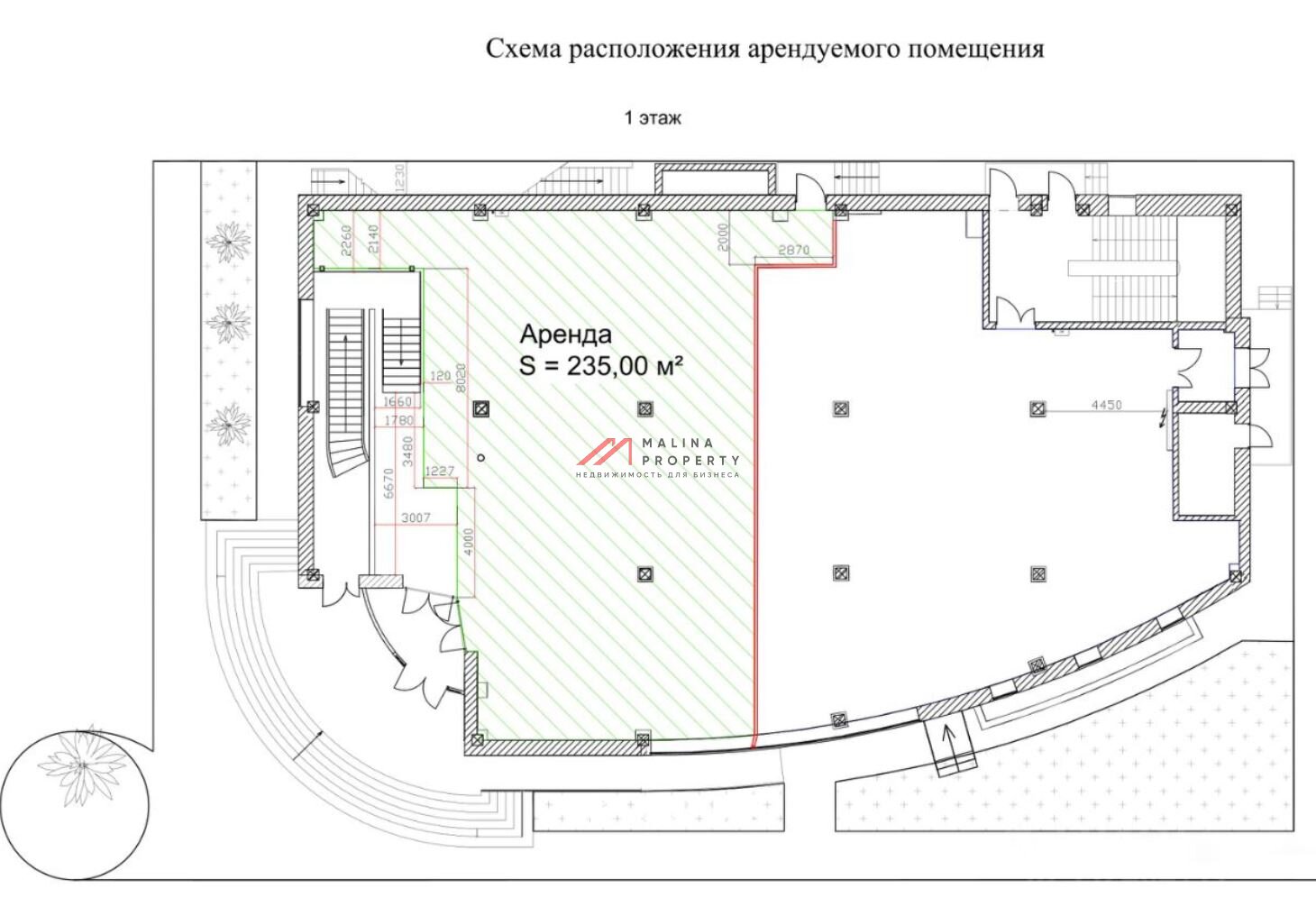 Аренда торгового помещения в ТЦ «Точка»