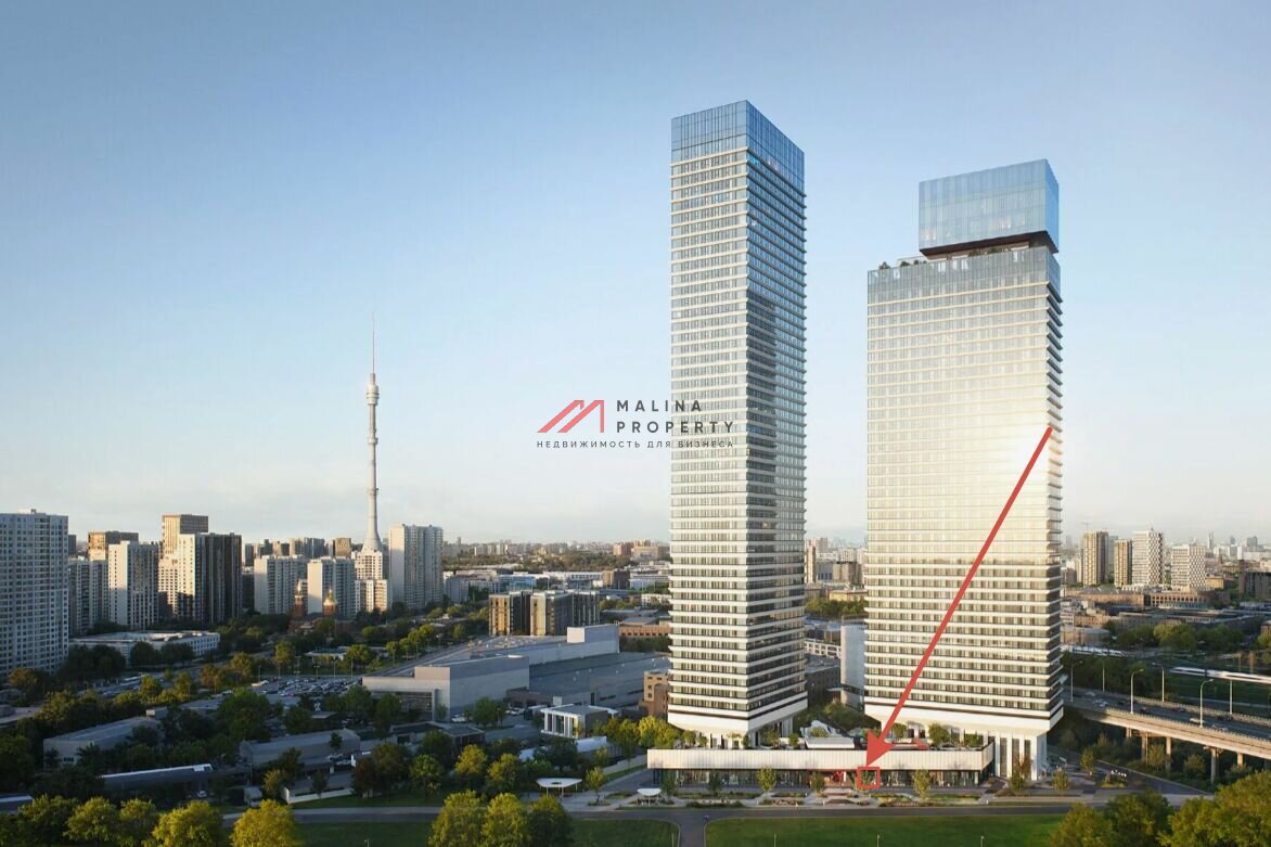 Продажа торгового помещения в ЖК премиум класса "TATE" 