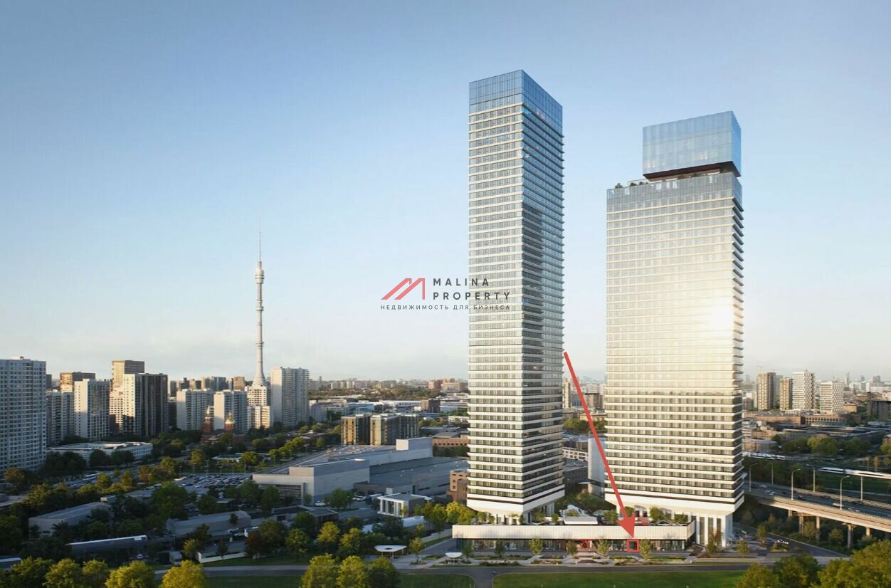 Продажа торгового помещения в ЖК премиум класса "TATE" 