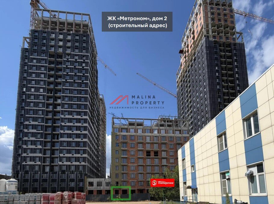 Продажа торгового помещения в ЖК "Метроном" 