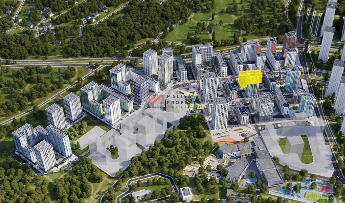 Продажа помещения в жилом комплексе Бунинские кварталы