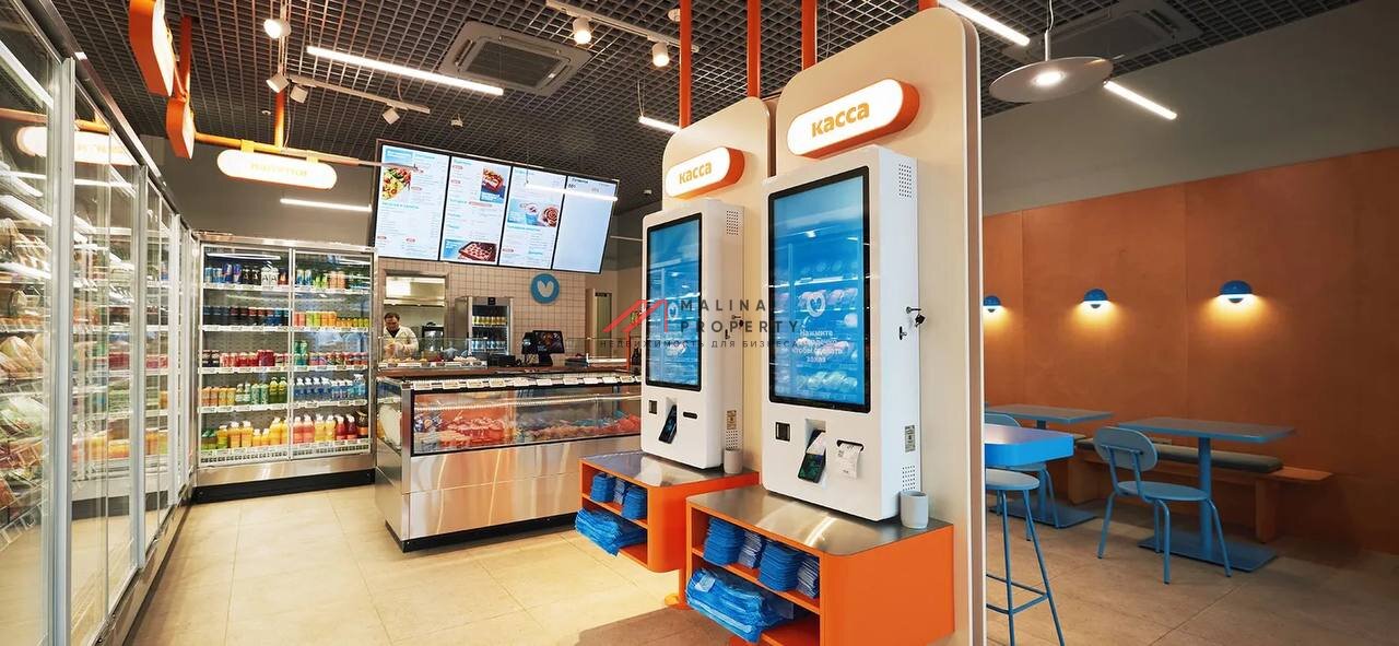 Продажа помещения с арендатором кафе Яндекс лавка