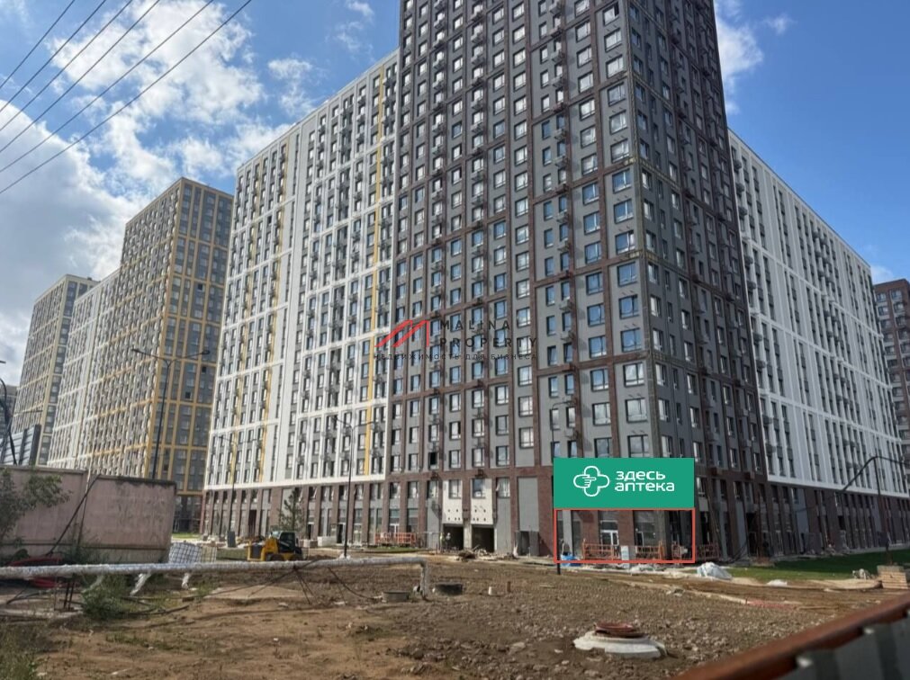 Продажа арендного бизнеса с аптекой в ЖК "Лучи"