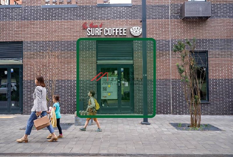 Продажа торгового помещения с арендатором Surf Coffee 
