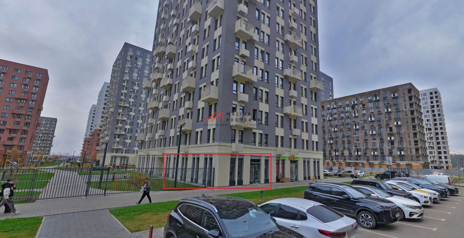 Аренда торгового помещения в ЖК "Горки парк" 