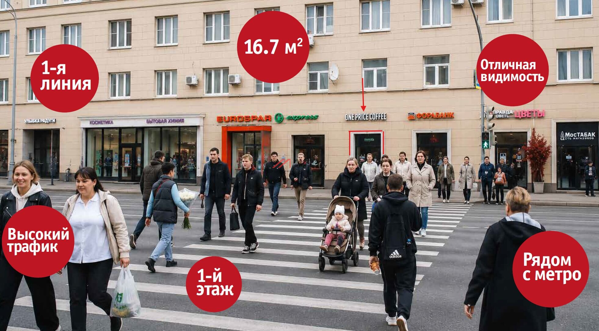 Продажа торгового помещения рядом с метро Алексеевская