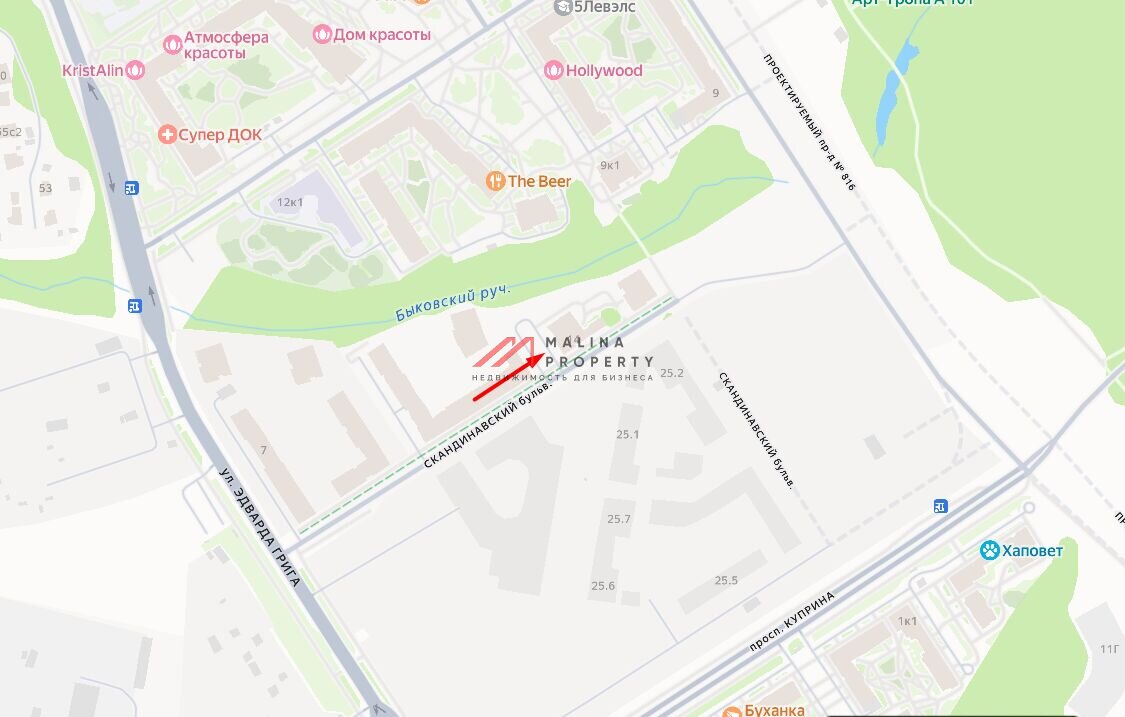 Аренда торгового помещения в ЖК "Скандинавия центр"