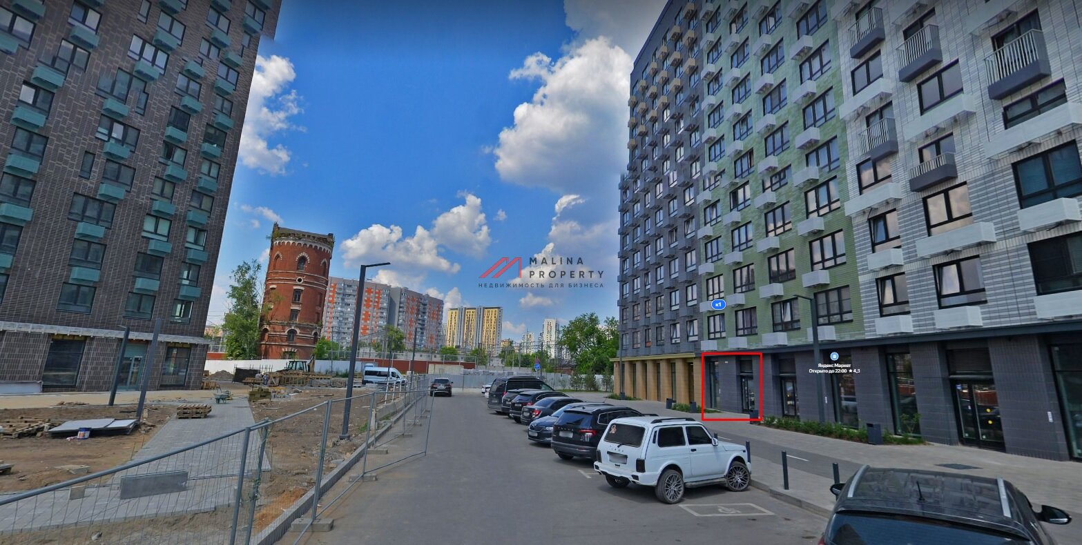 Аренда торгового помещения в ЖК "Яуза Парк" 