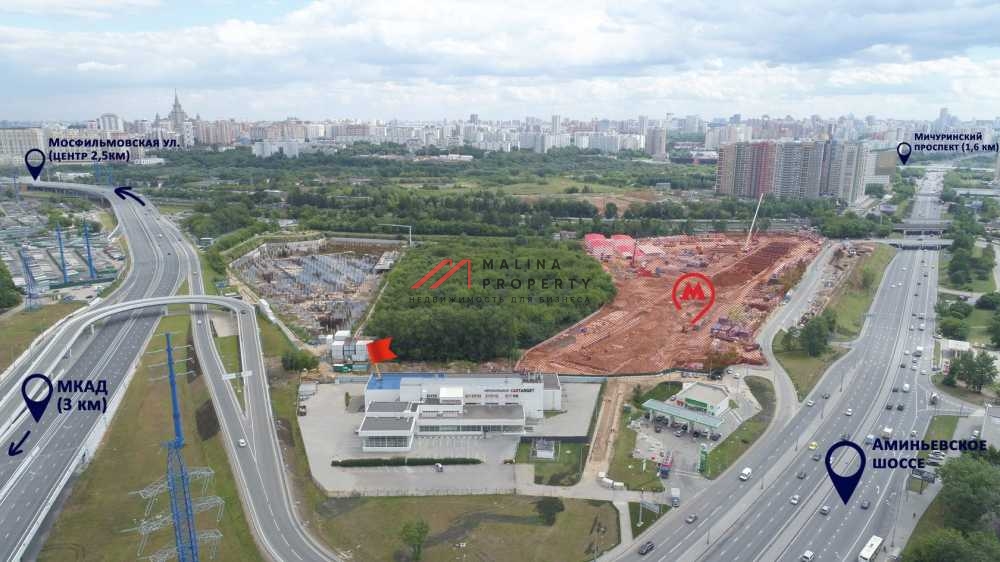 Аренда помещения под автосалон на Аминьевском шоссе