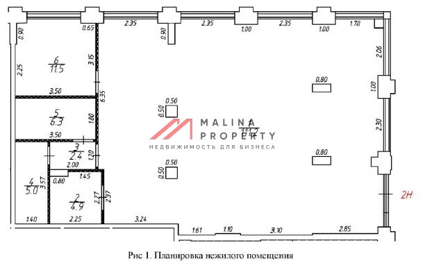 Аренда углового помещения в центре ЖК «Шагал»