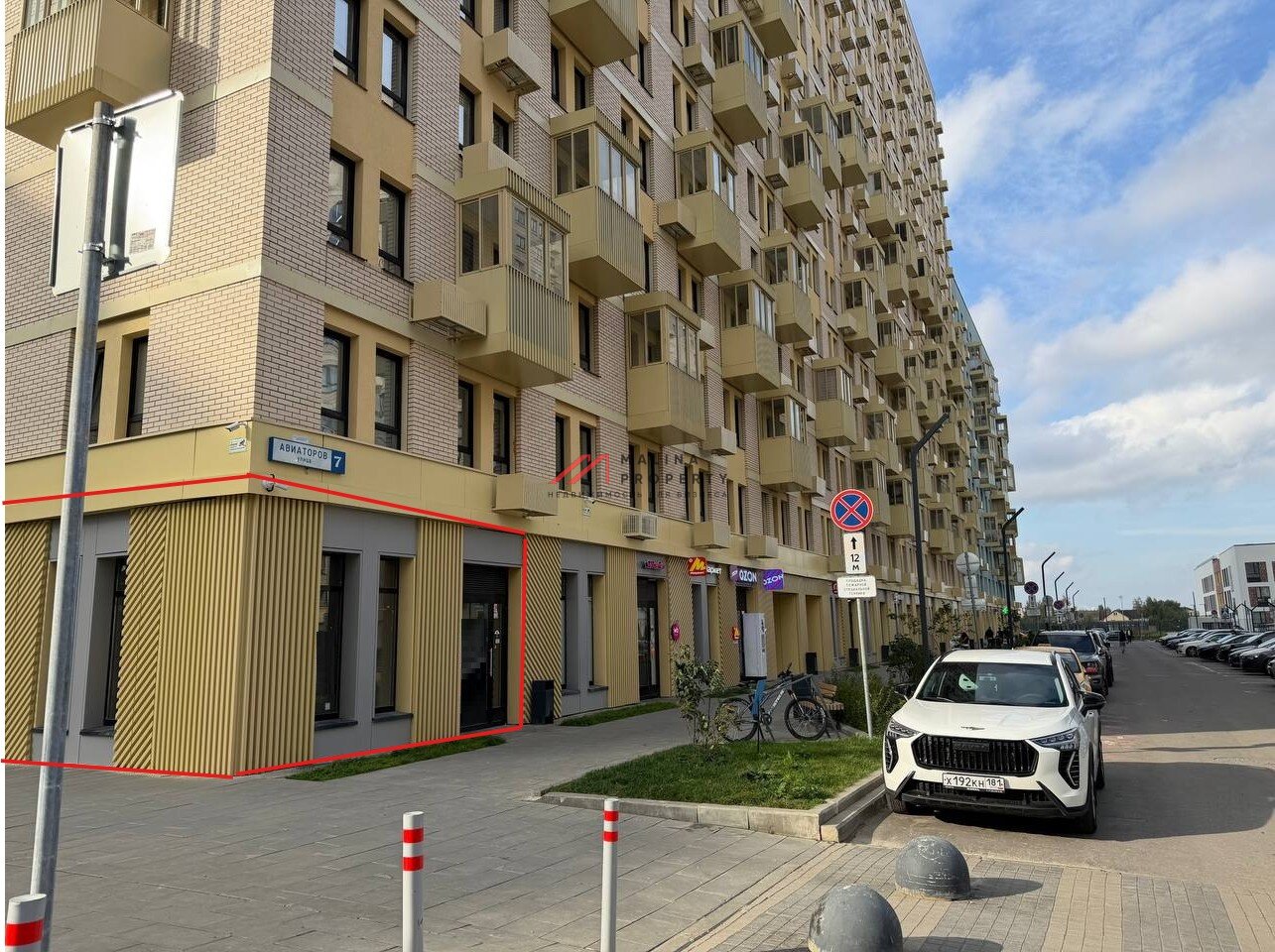 Аренда торгового помещения в ЖК "Горки парк" 