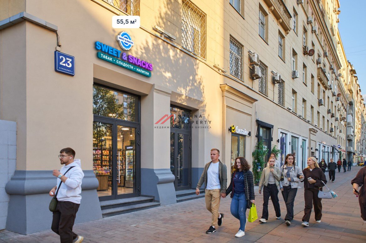 Продажа помещения с арендатором у метро Курская