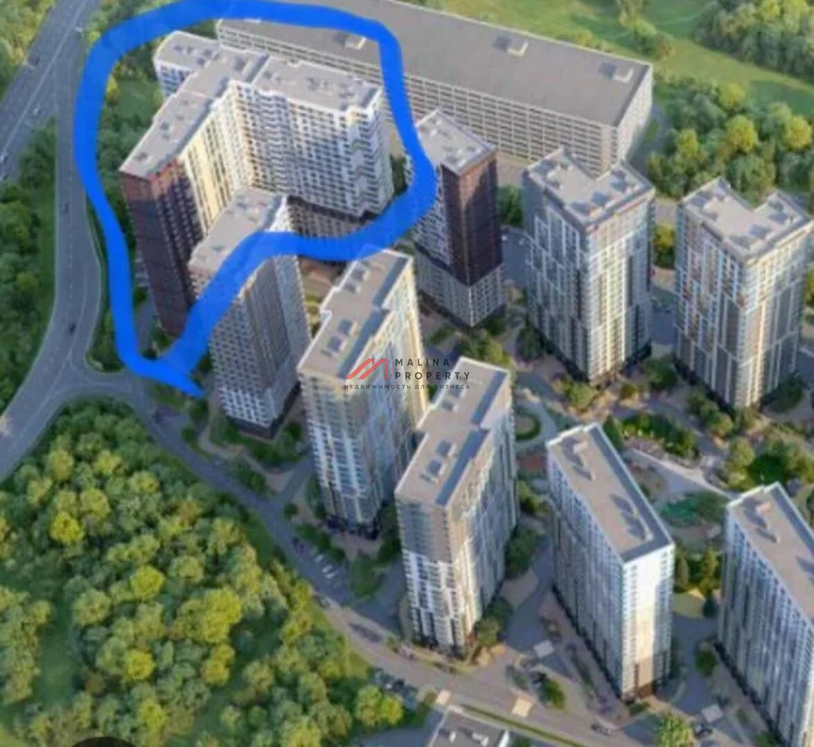 Продажа торгового помещения в ЖК «Одинград Квартал Семейный»
