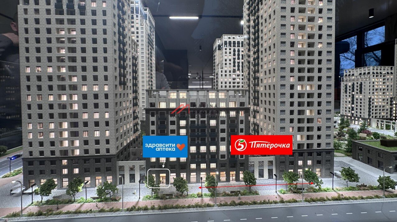 Продажа помещения с арендатором аптека в ЖК "Метроном" 