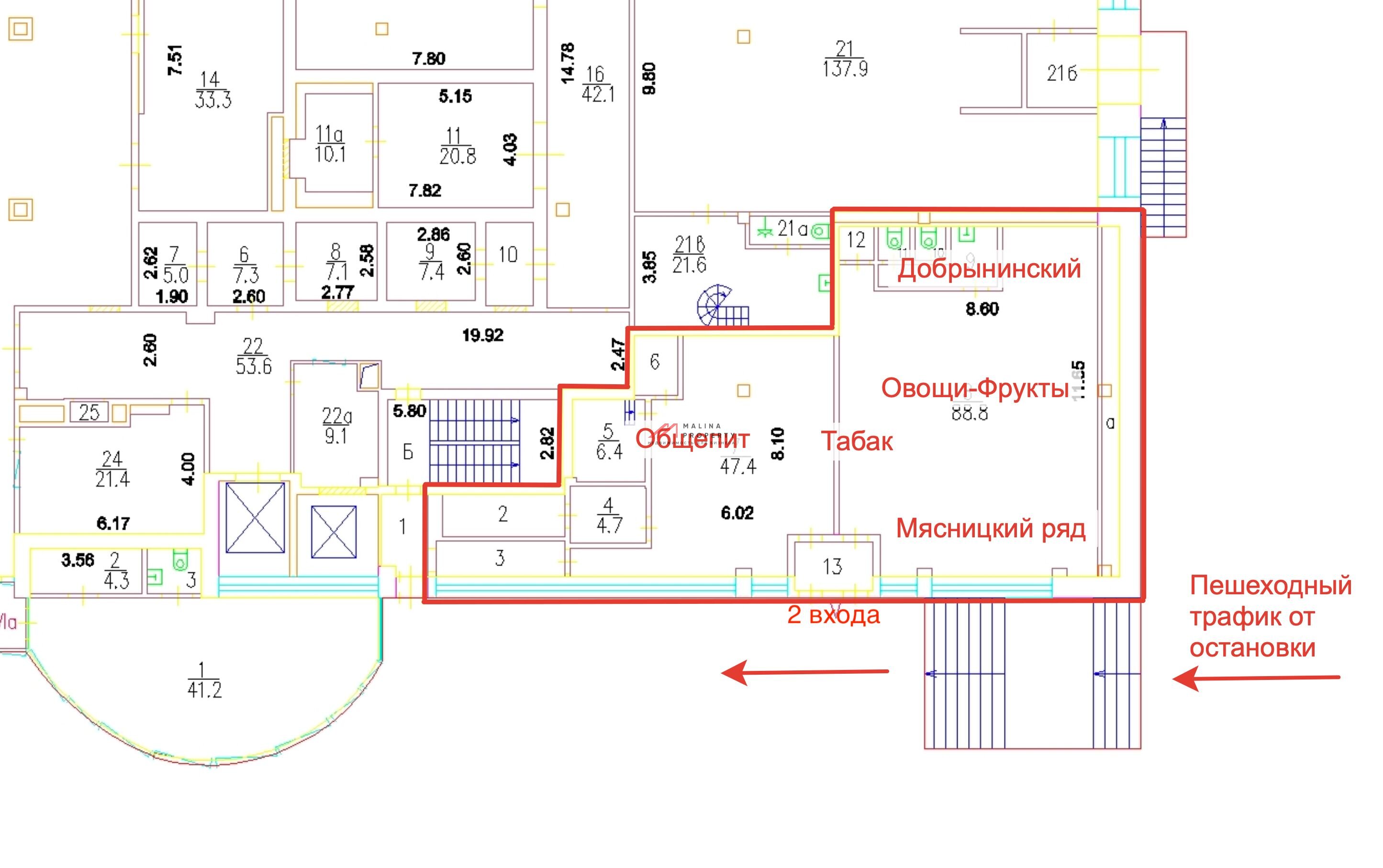 Продажа помещения в Москве