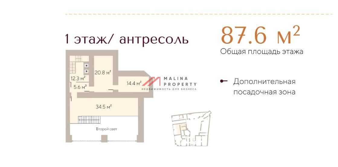 Продажа  помещения под ресторан  в Деловом центре Каминский 