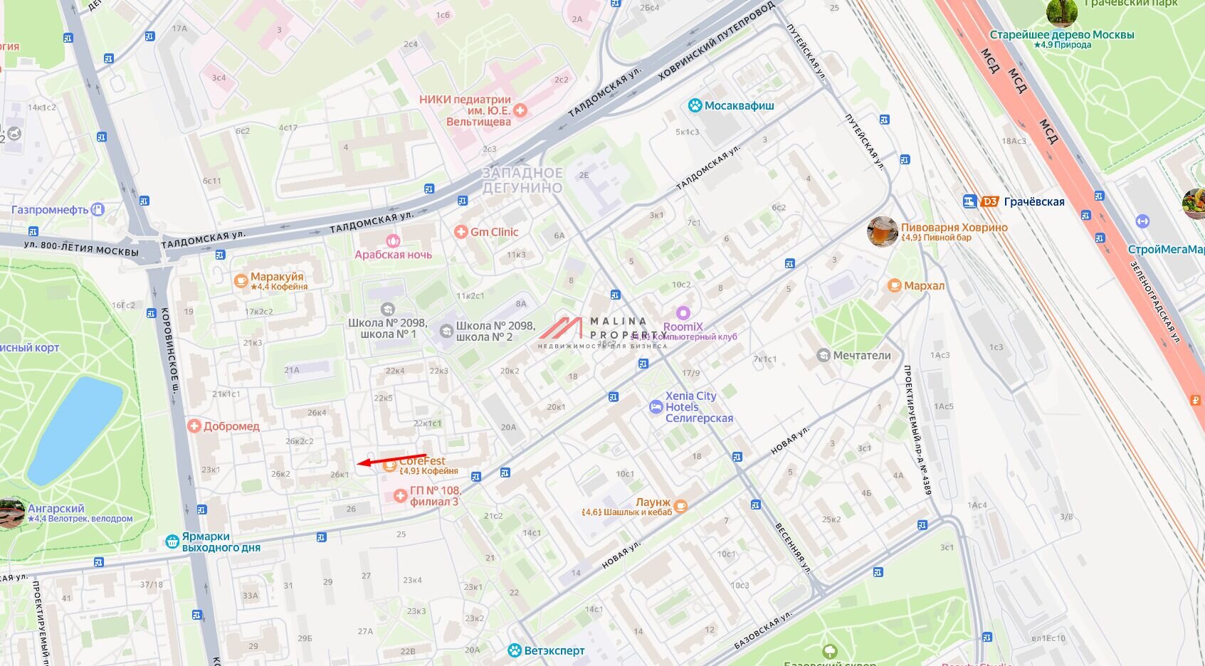 Аренда коммерческого помещения в Москве