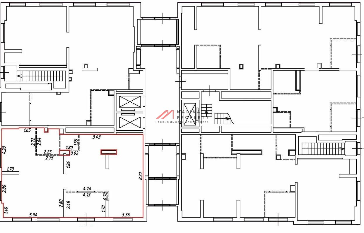 Аренда торгового помещения в ЖК "Ярославский квартал" 