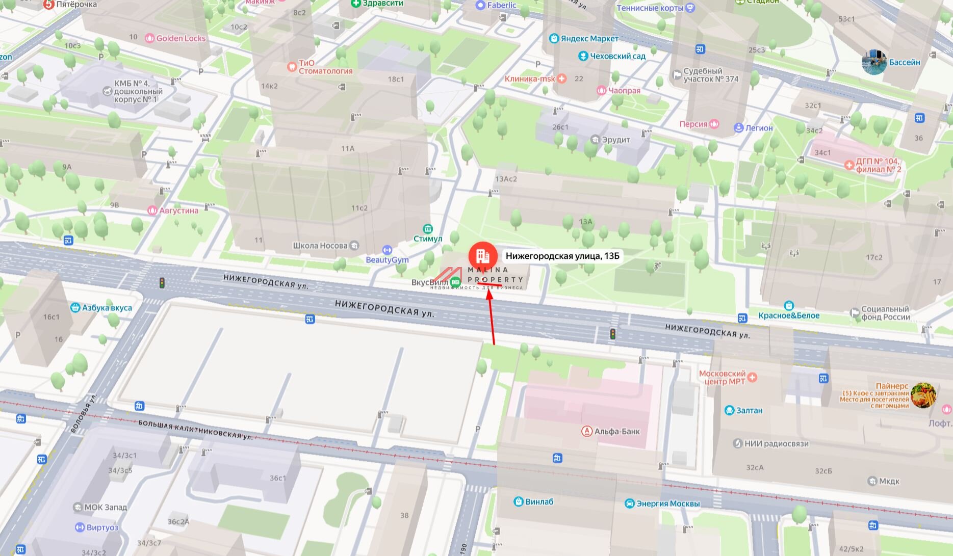 Аренда торгового помещения в отдельно стоящем здании в Москве