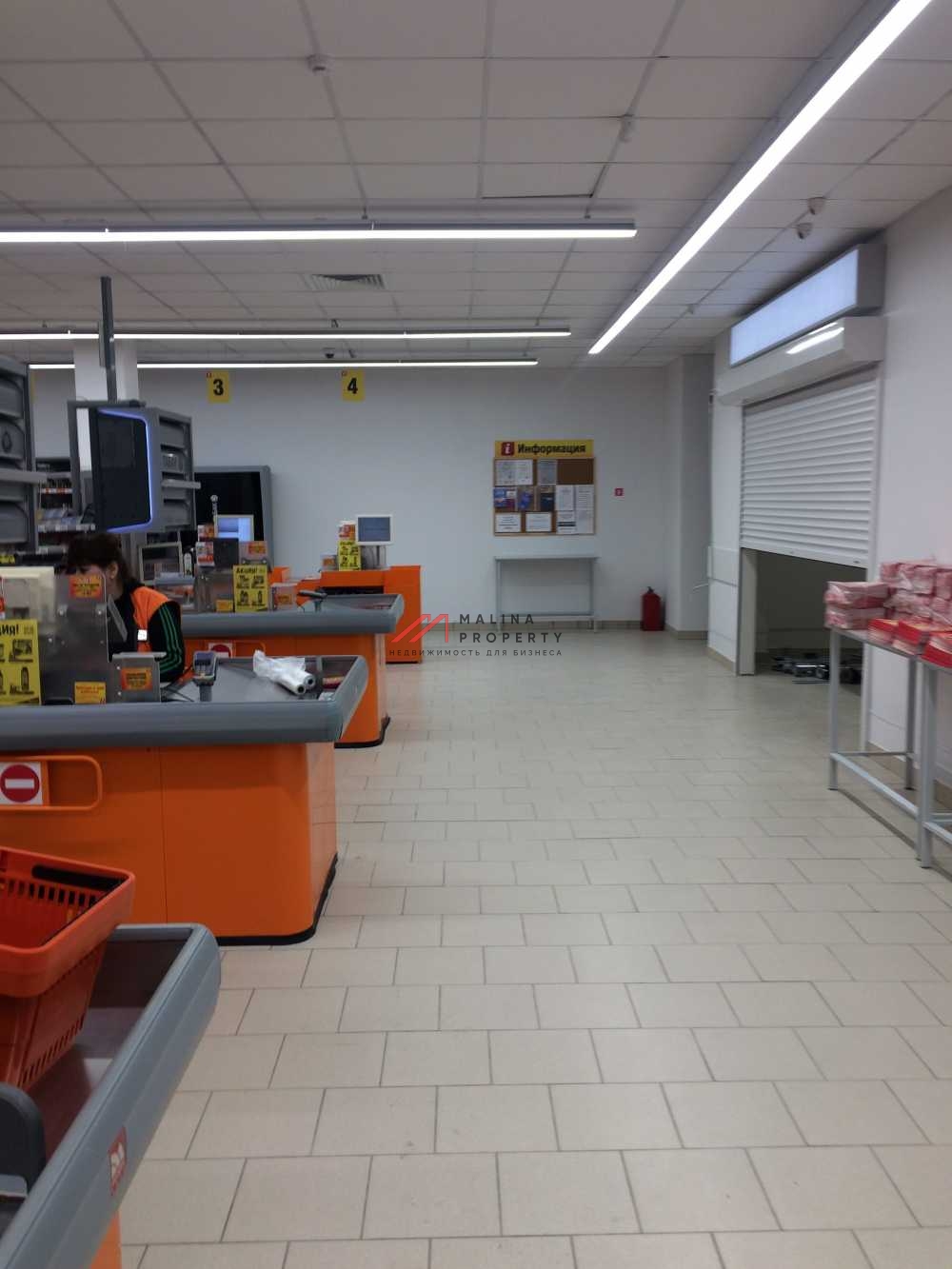 Субаренда торгового помещения в прикассовой зоне супермаркета Верный