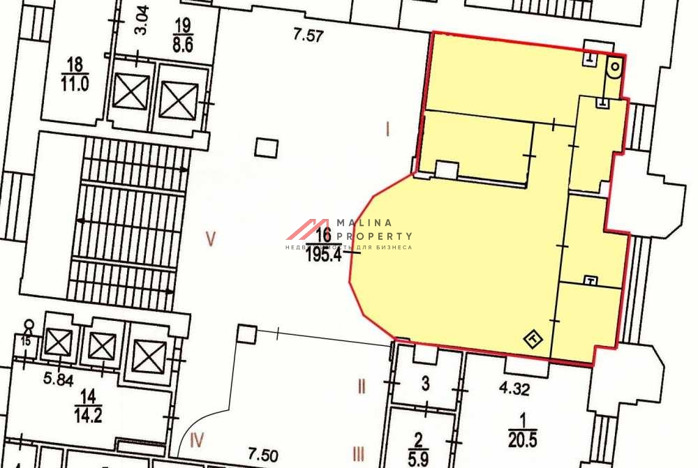 Аренда помещения под салон красоты в гостинице Пекин