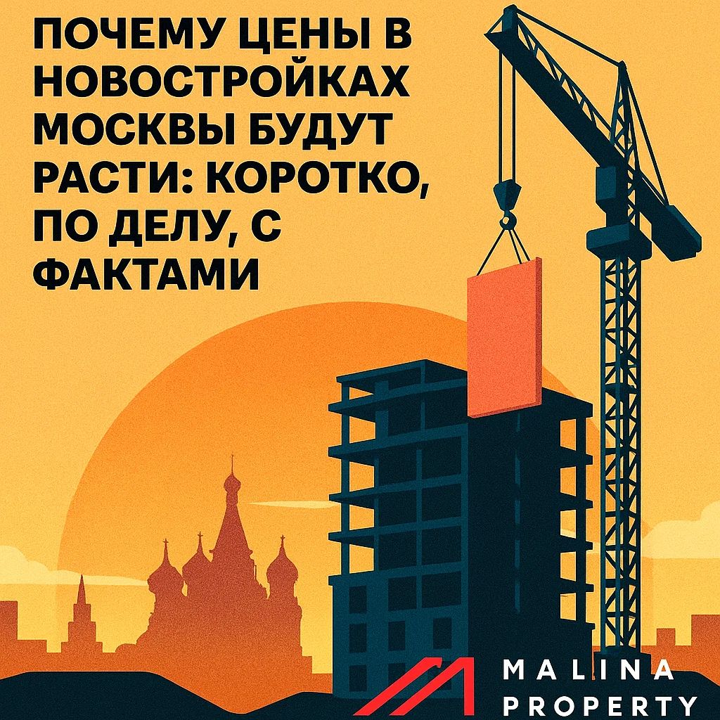 Почему цены в новостройках Москвы будут расти: коротко, по делу, с фактами