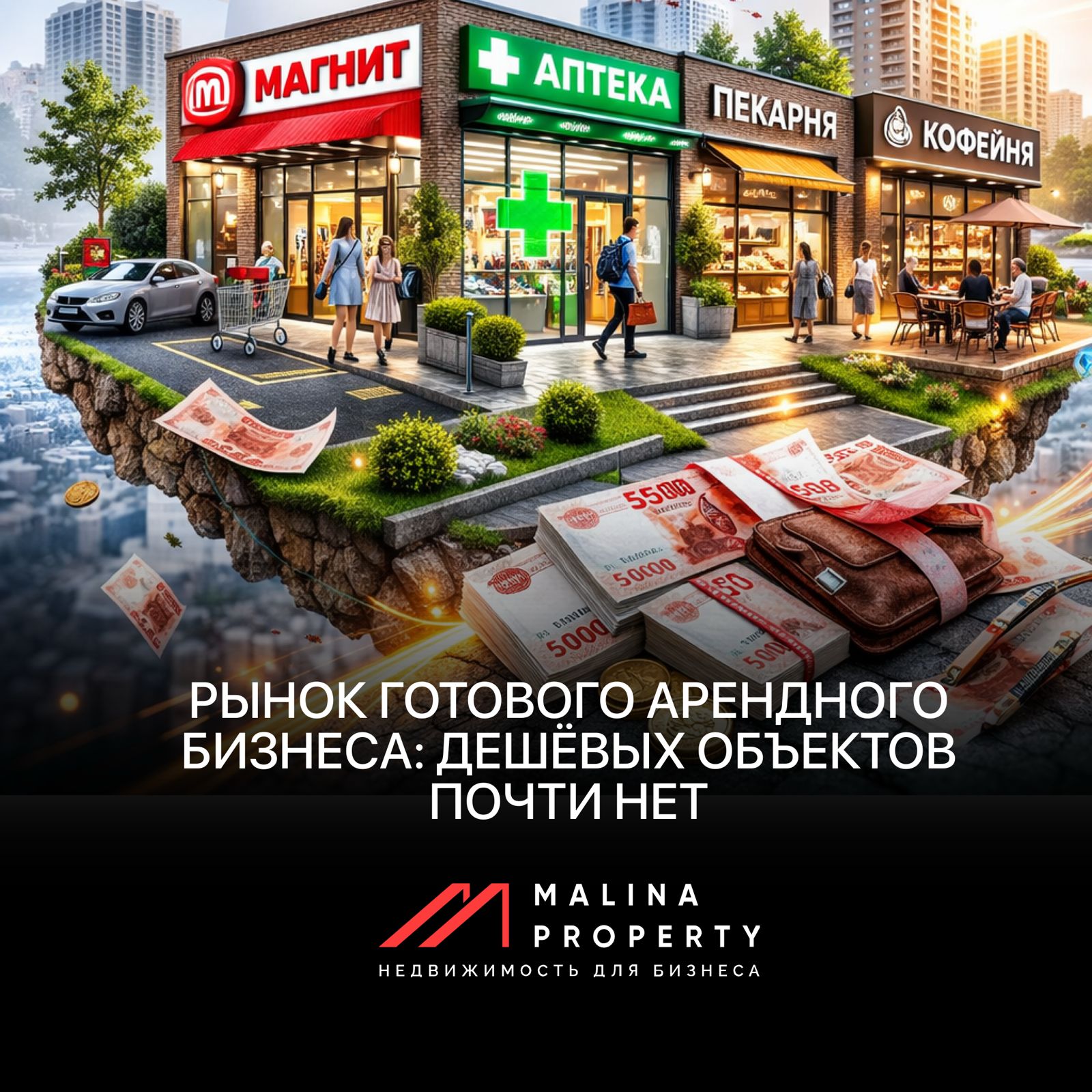 Рынок готового арендного бизнеса: дешёвых объектов почти нет