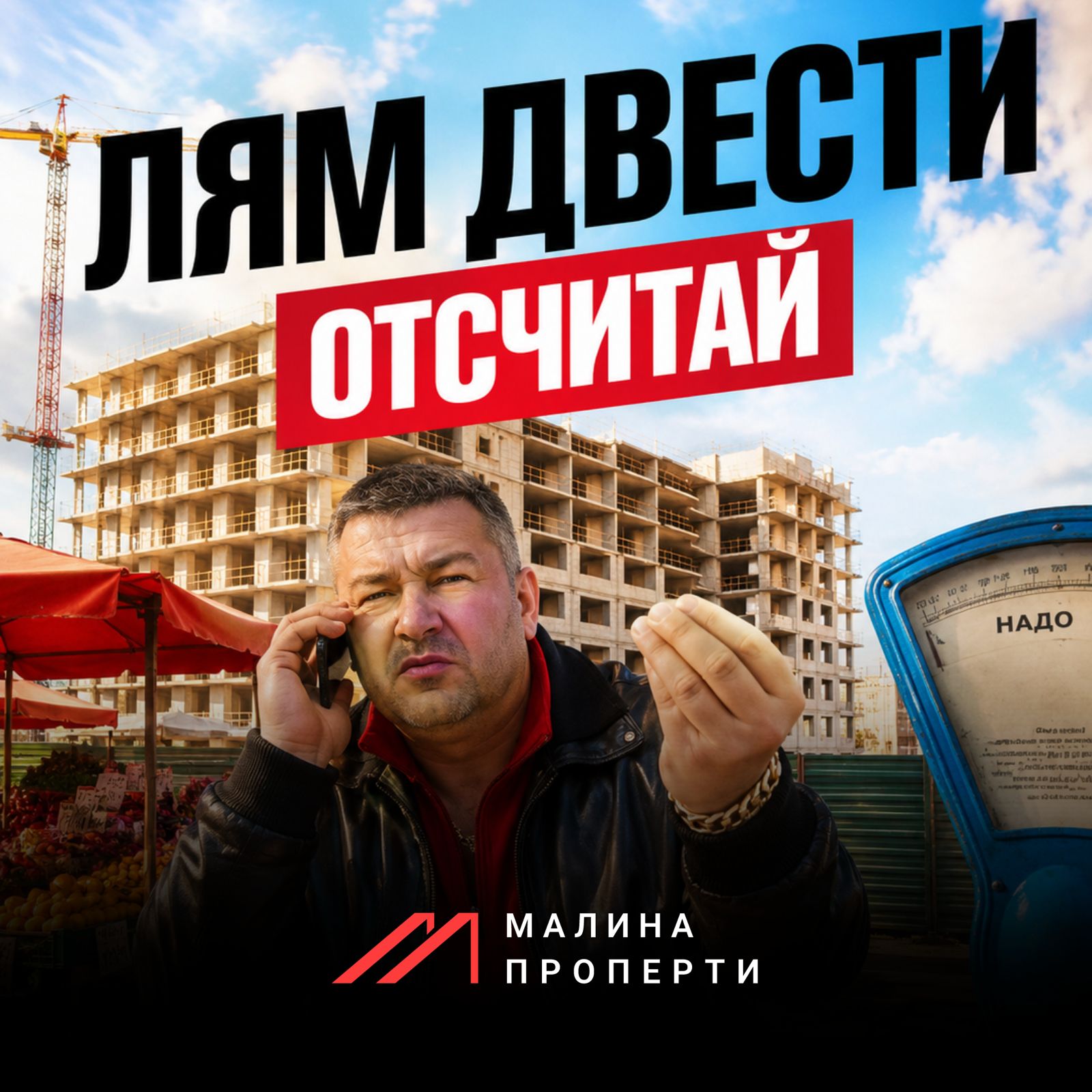 Миллион за метр. Куда?