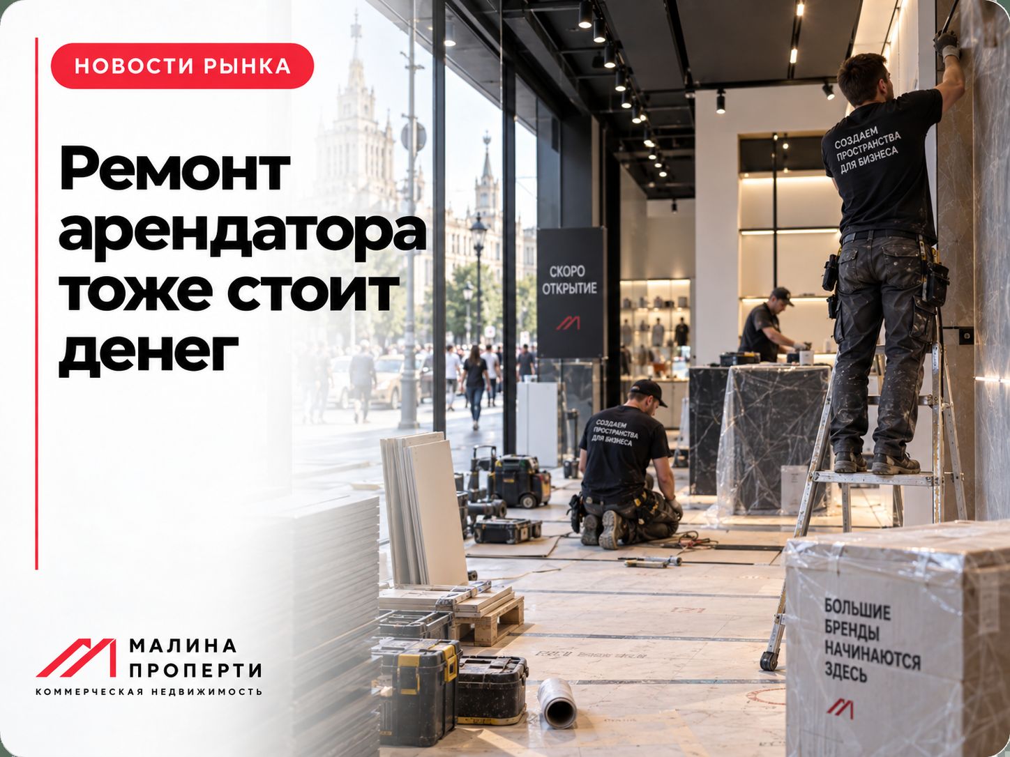 Ремонт арендатора тоже стоит денег
