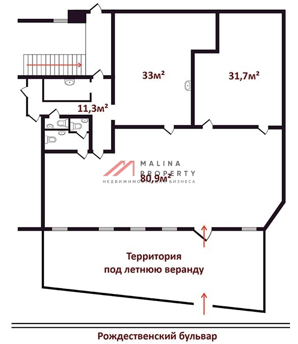 Аренда торгового помещения на Рождественском бульваре