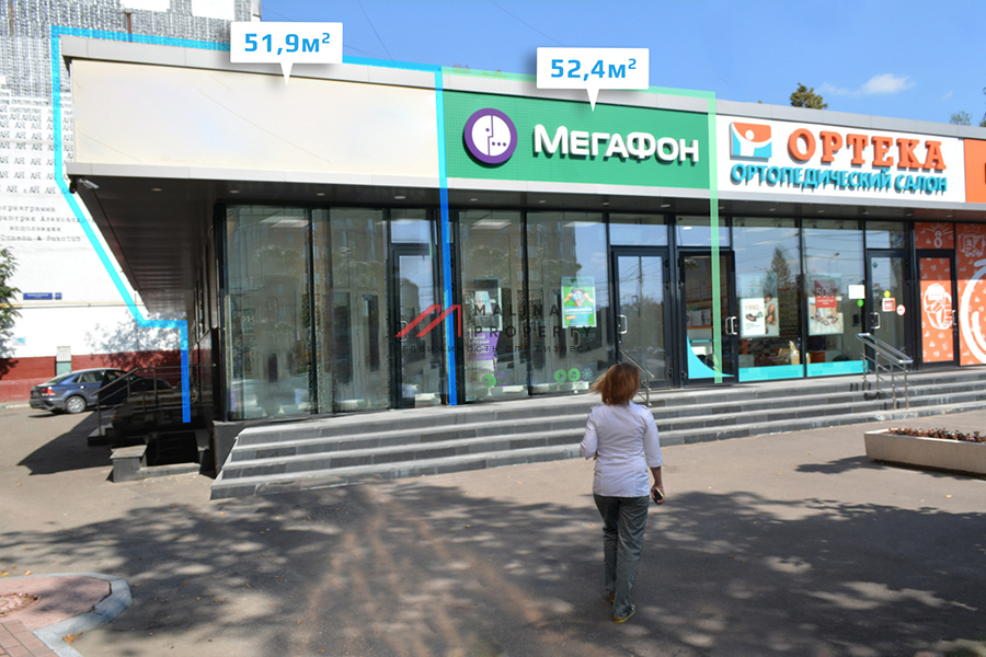 Аренда торгового помещения в 50 метрах от выхода из метро Беляево.