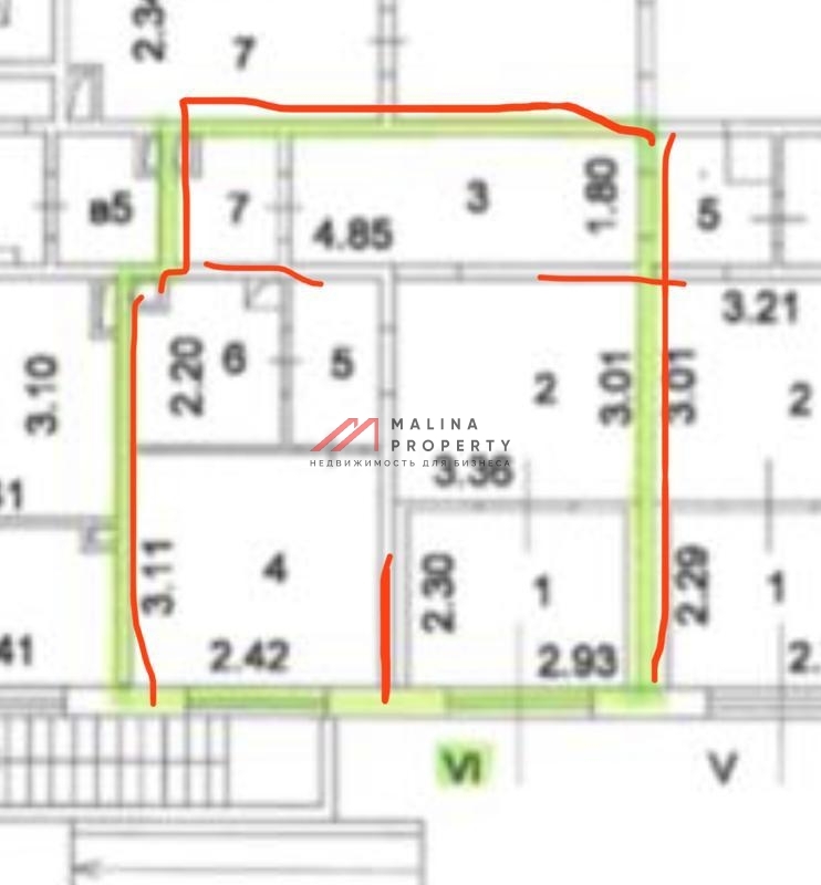 Продажа помещения у метро Домодедовская