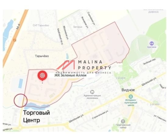 Продажа торгового здания с арендаторами  в г. Видное