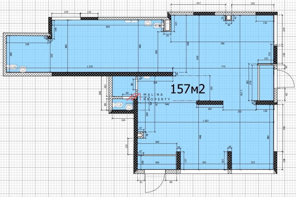 Аренда коммерческого помещения в новостройке