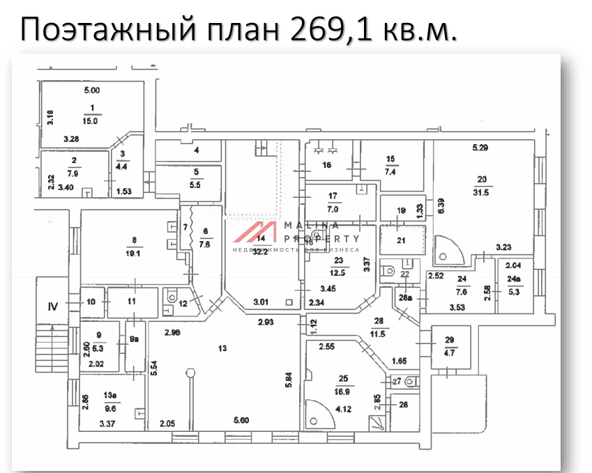 Аренда помещения на Миллионной улице