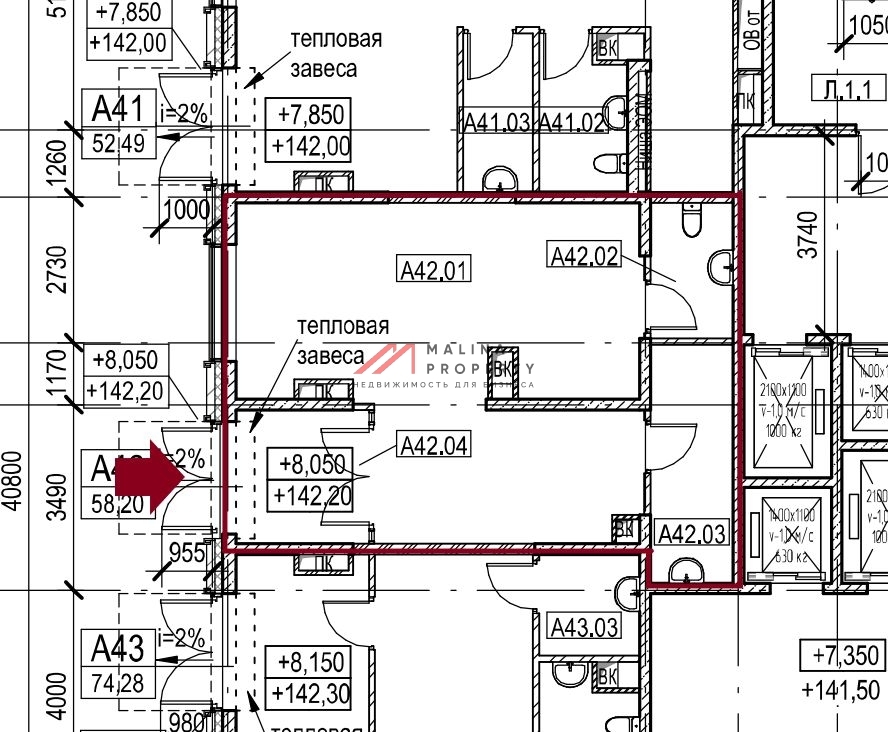 Продажа коммерческого помещения у метро Минская